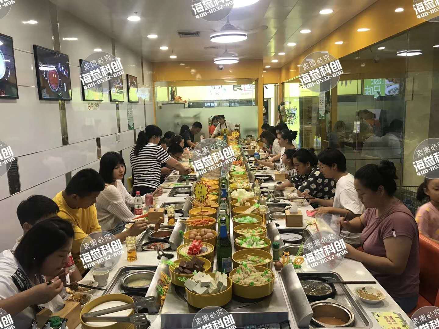 排煙涮烤一體日常爆滿中！