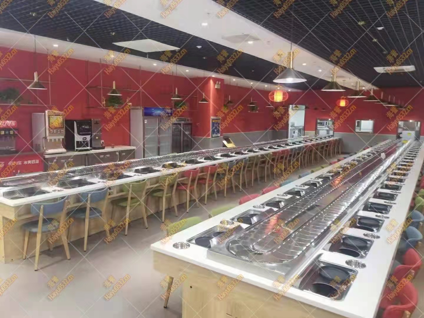 無煙涮烤自助小火鍋設備完成