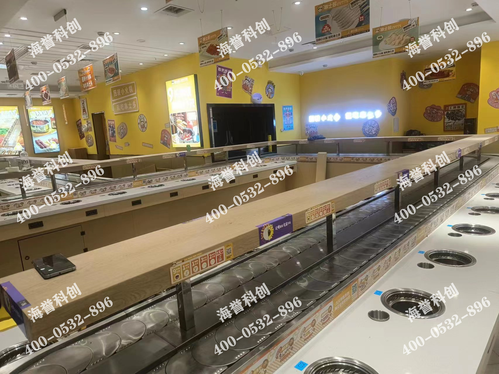 海譽科創(chuàng)陜西西安單涮無煙小火鍋設(shè)備安裝完成